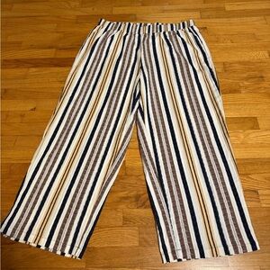 SHEIN Curve Multicolor Striped Pants